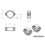 30mm montageringen | tweedelige picatinny-basis met QD-hendels 