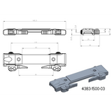 Basis voor JK-N-adapters | picatinny basis met QD-hendels [lang] 