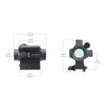 Vector Optics Nautilus 1x30 Scope Dubbele Richtkijker red dot 