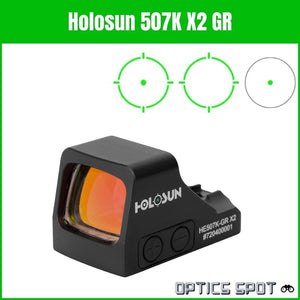 Holosun pistooloptiek met K-serie voetafdruk