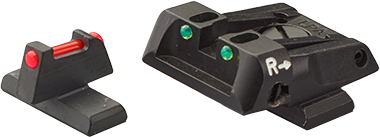 Beretta APX verstelbare vizierset met glasvezeloptiek