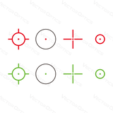 Vector Optics Omega 23x33 Vier Reticle Reflexvizier red dot 